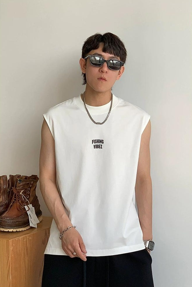 Sleeveless tank tee