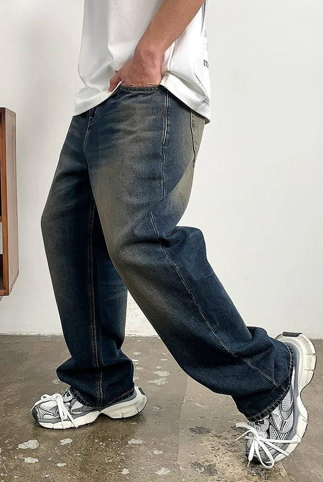 Vintage Blue Loose Jeans