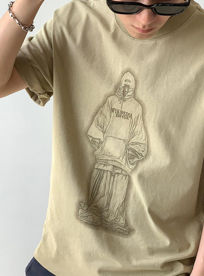 Fun Letter Print Tee