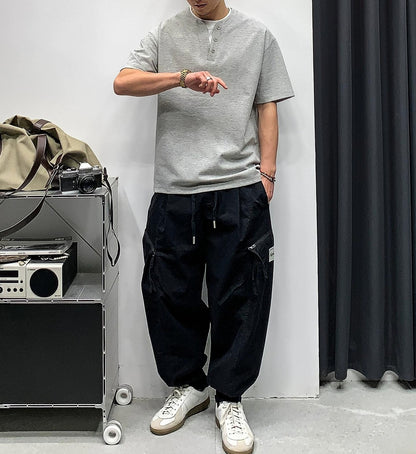 シンプル ソリッド カラー ティー