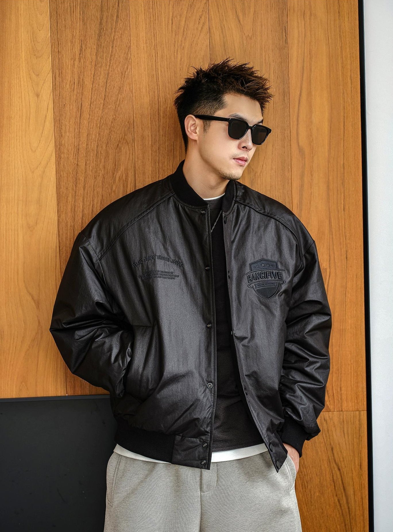 Urban Black Cotton Jacket