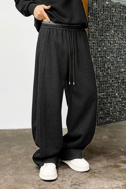 Casual Drape Elastic Pants