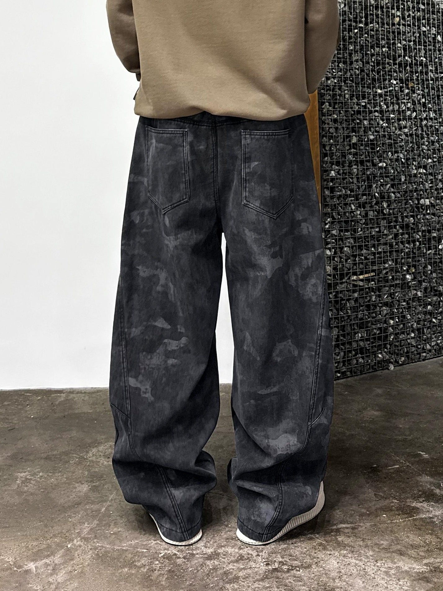 Retro Camouflage Fleece Pants
