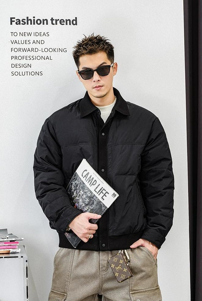 Men's heavy down jacket