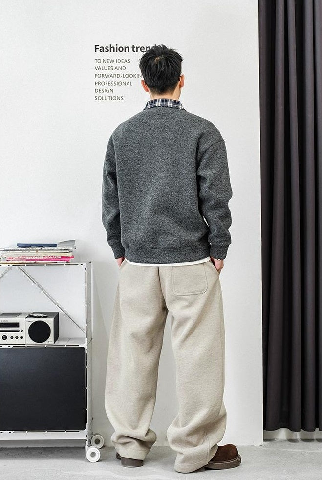 Patchwork Zip Sweater Jacket