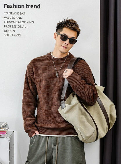 Heavyweight Twist Floral Pullover