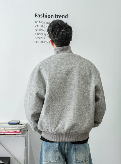 ツイードジップアップジャケット