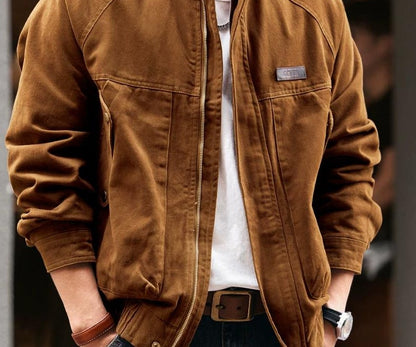 Retro Cotton Work Jacket