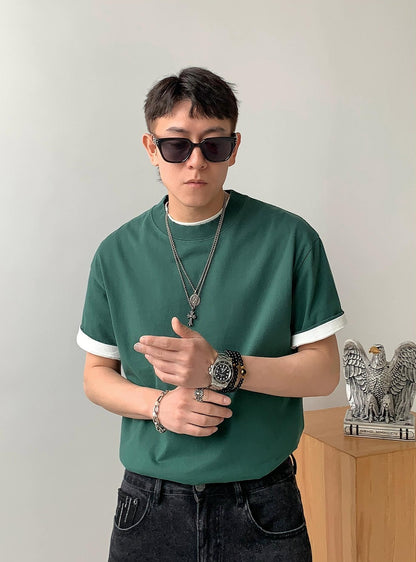 Cotton Casual Short-Sleeve T-Shirt