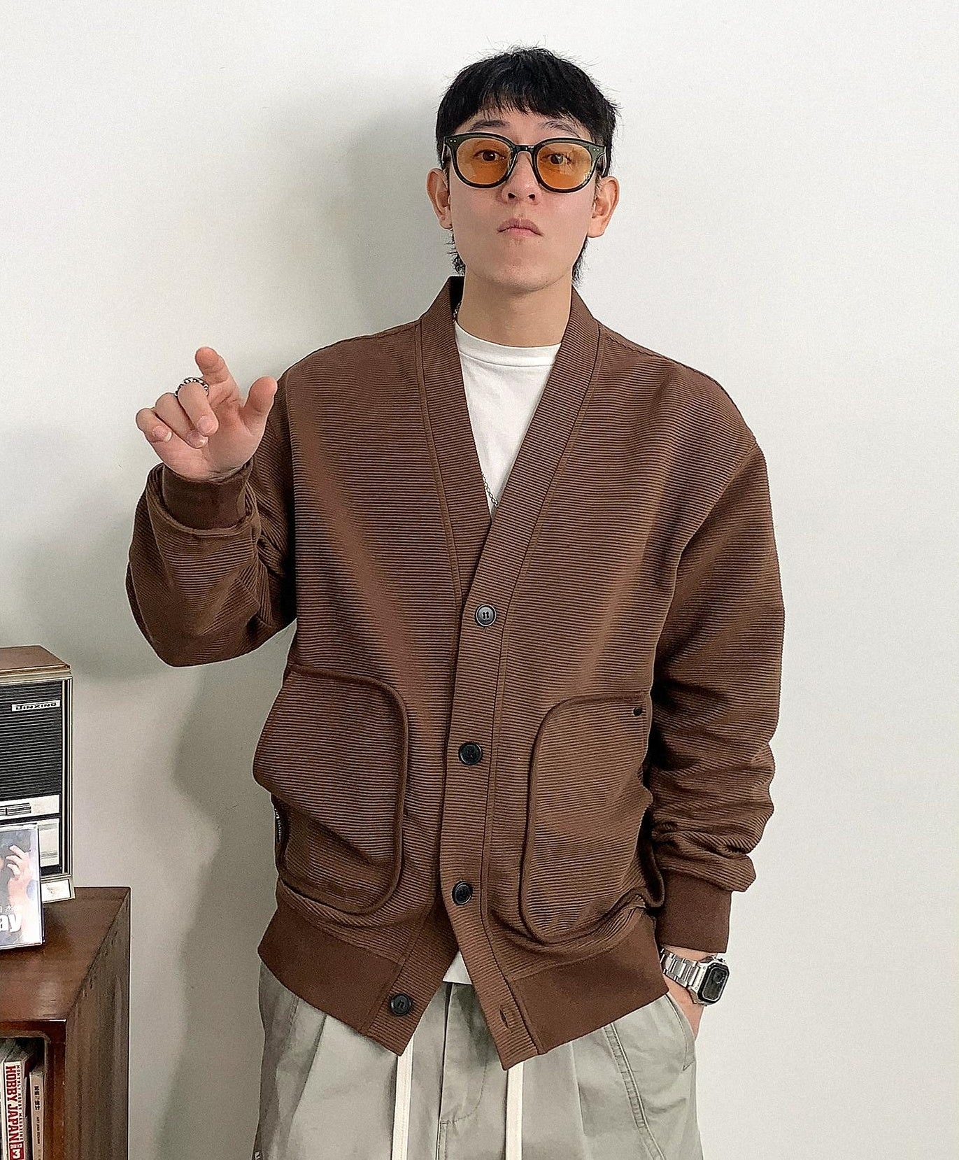 Lang V-Neck Cardigan