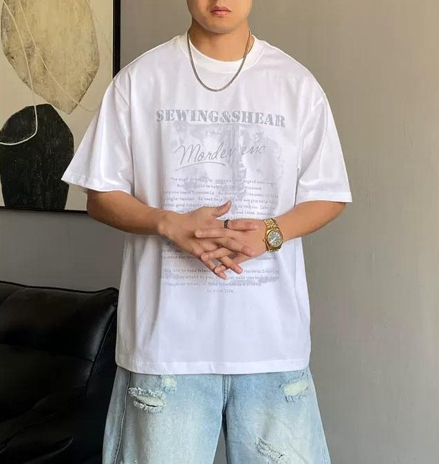 サマー カジュアル ギャングスタ Tシャツ