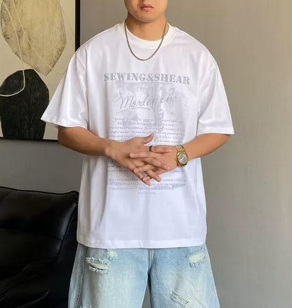 サマー カジュアル ギャングスタ Tシャツ
