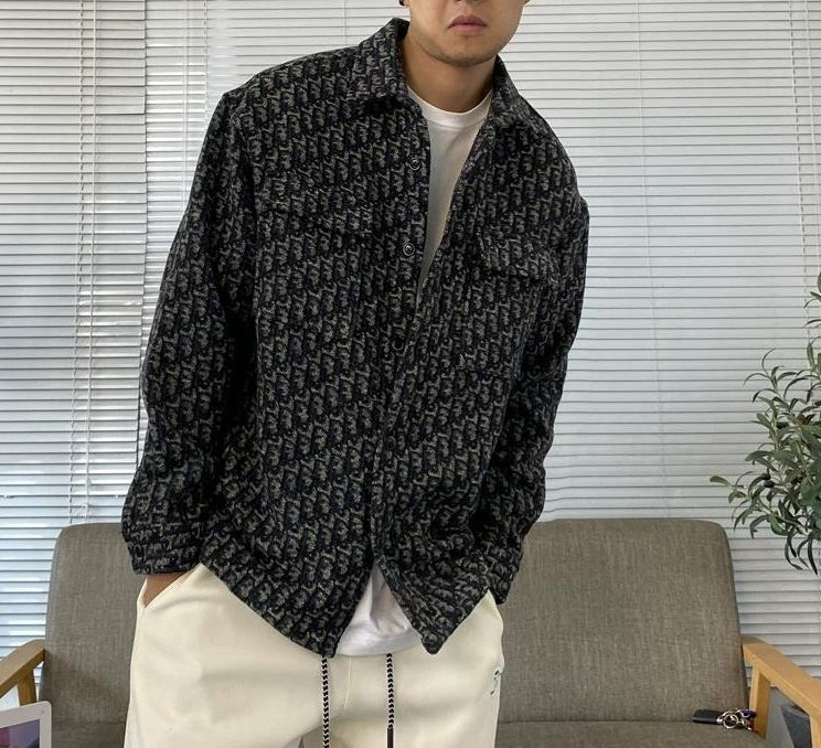 ラギッド ハウンドトゥース ワーク シャツ