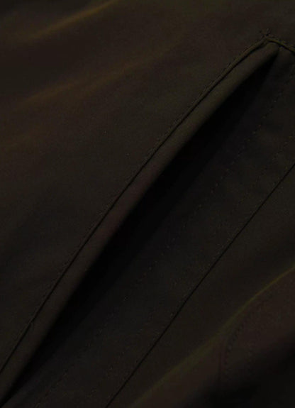 ブラックハーフジップワークジャケット
