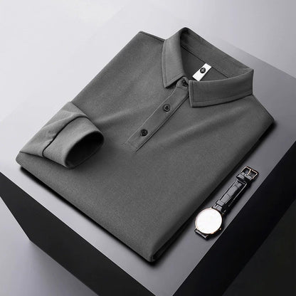 ヘビーウェイトロングスリーブポロシャツ