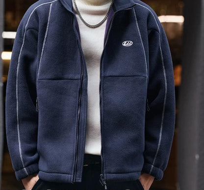 ストライプカジュアルジャケット