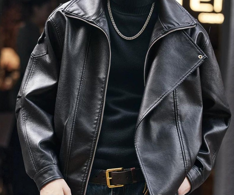Retro Biker PU Leather Jacket