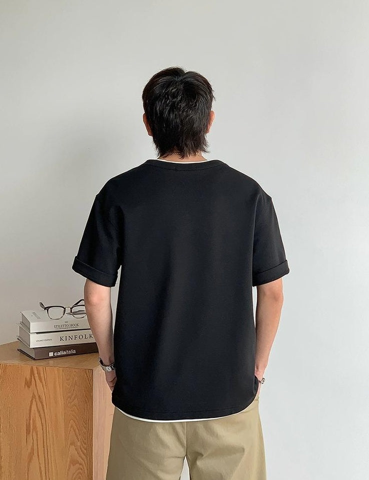 Casual Solid Color T-Shirt