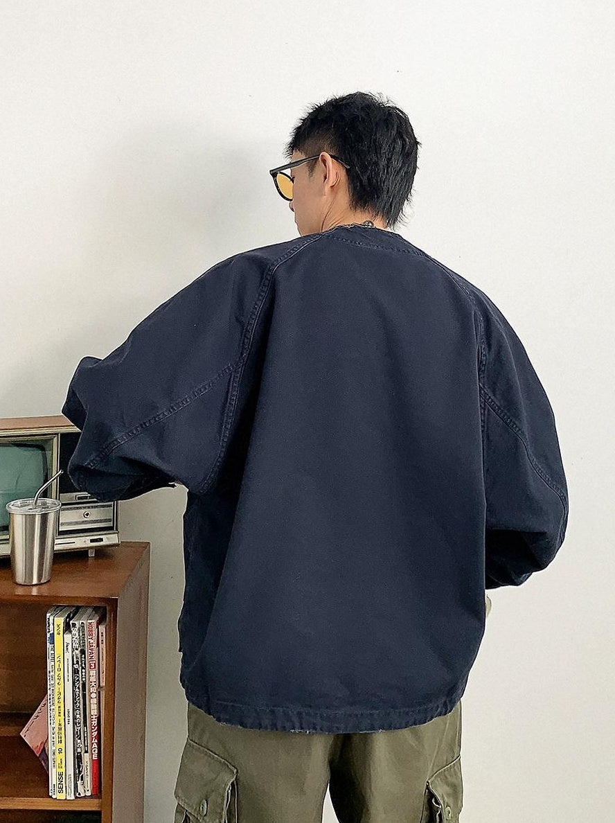 カジュアルデニムローブジャケット