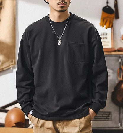 レトロラグランロングスリーブTシャツ