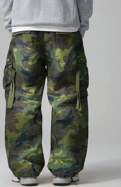 カモフラージュカーゴパンツ