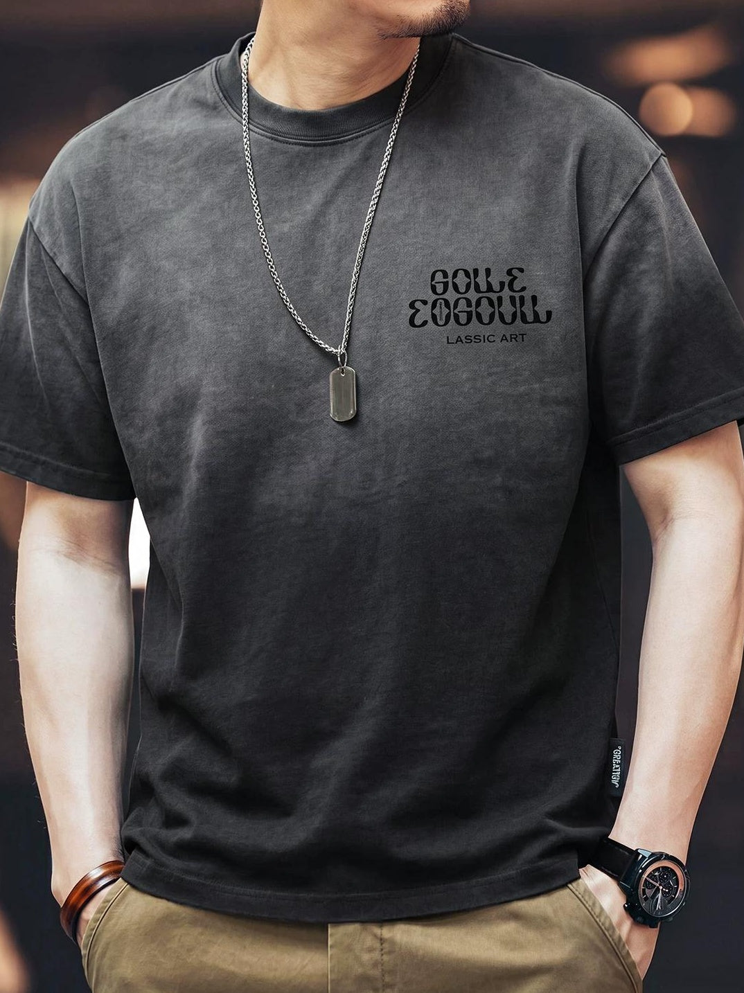 アメリカンウォッシュ グラデーション Tシャツ