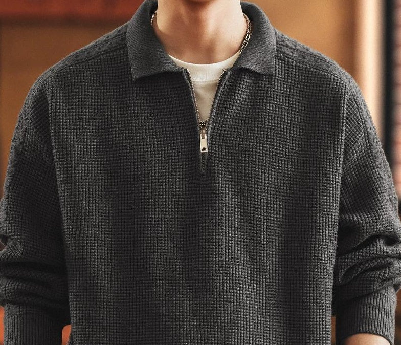 Chill Knit Polo Sweater