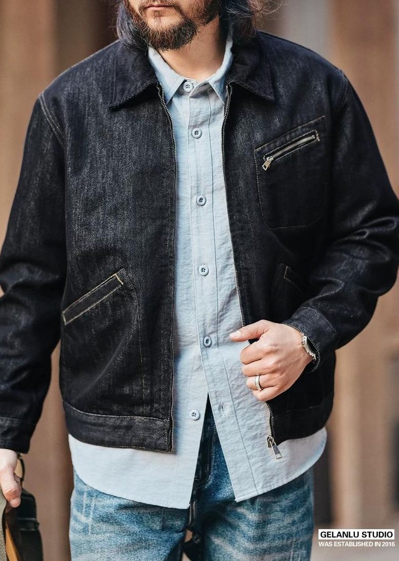 Casual Blue Denim Jacket