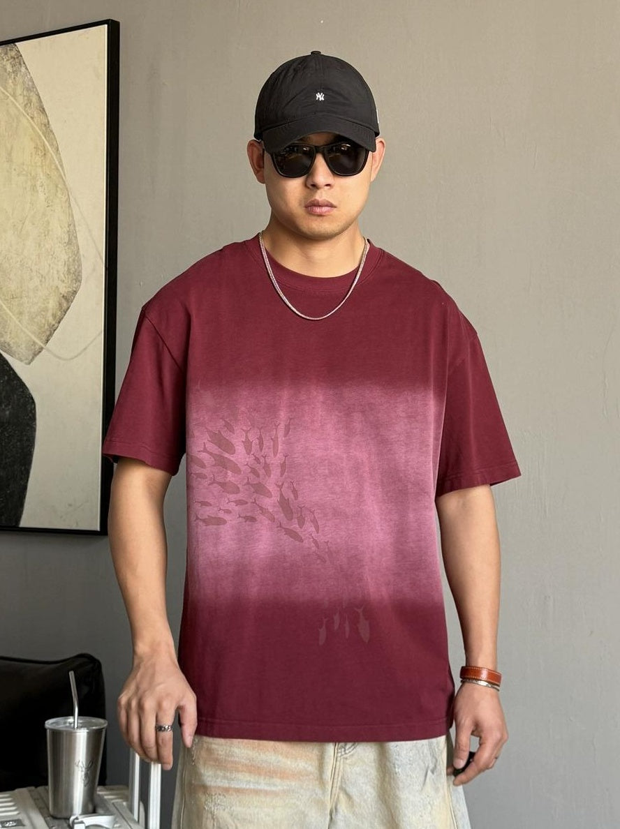 Retro Black Casual T-Shirt