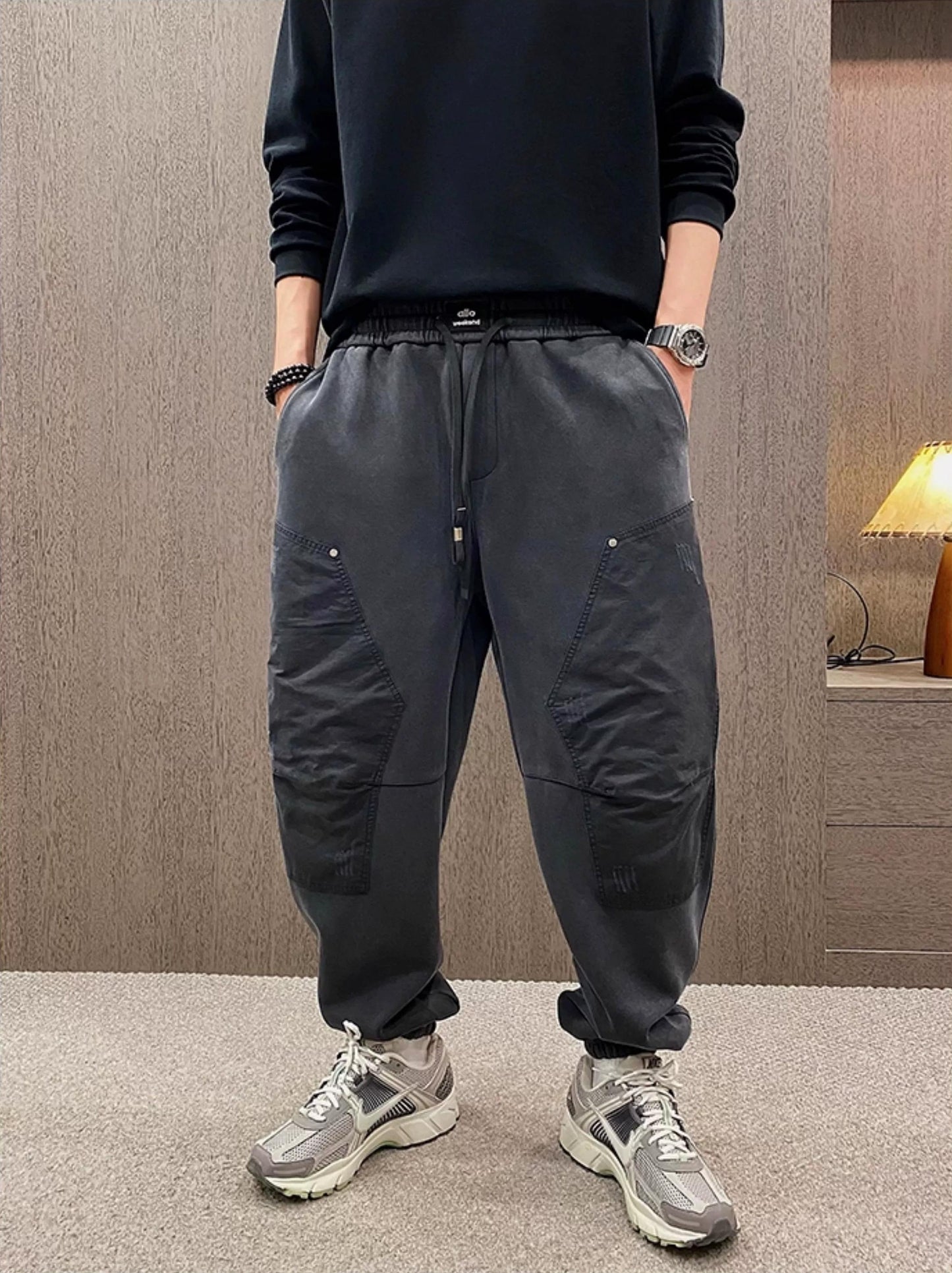 Retro Embroidered Sweatpants