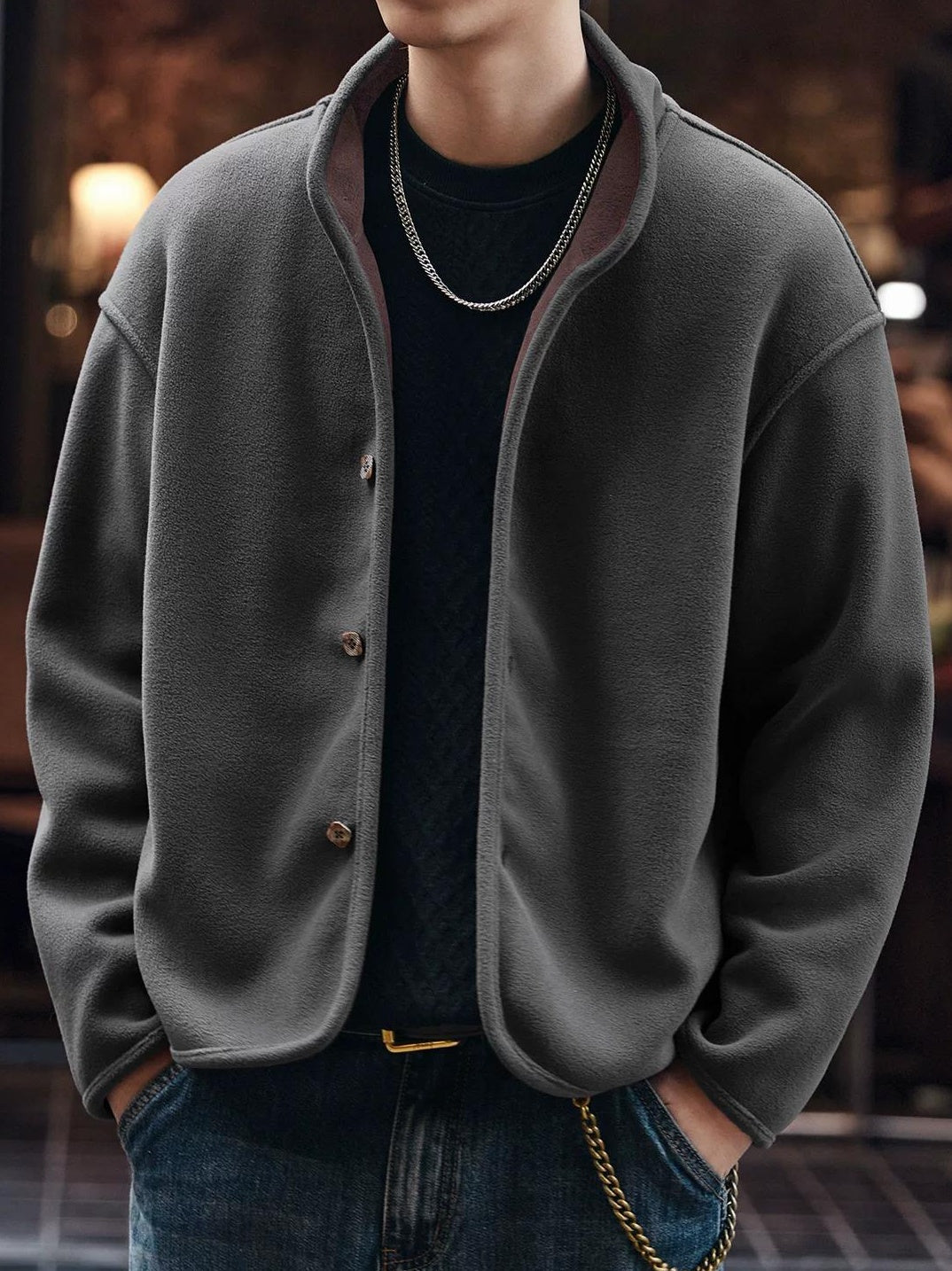 Retro Niche Cardigan Jacket