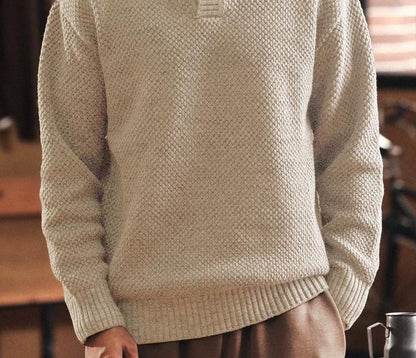ヘビーウェイト ヘンリー ニット セーター
