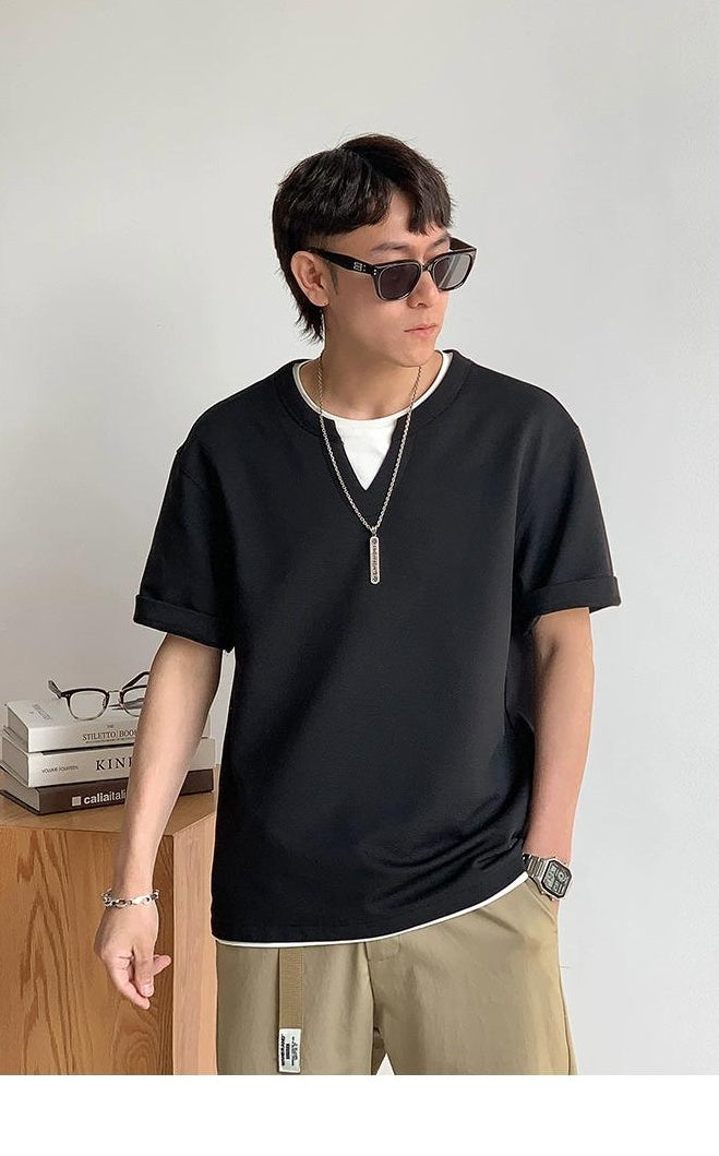 Casual Solid Color T-Shirt