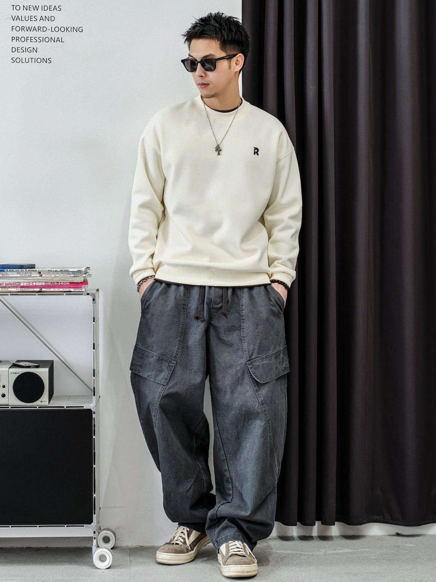 フリース プルオーバー セーター