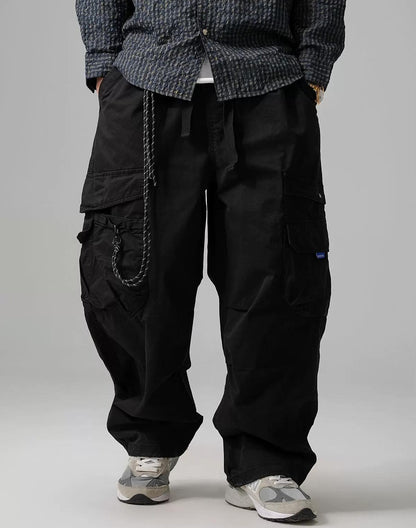 Wide-Leg Work Pants