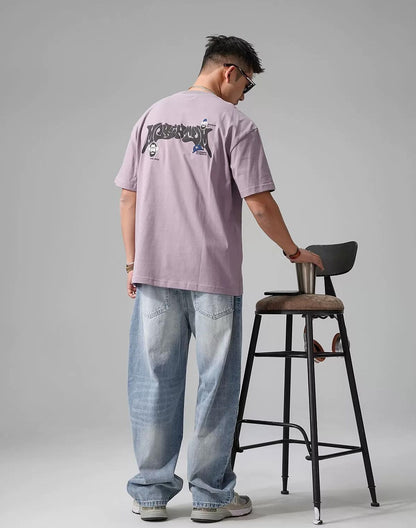 ギャングスタープリントコットンＴシャツ