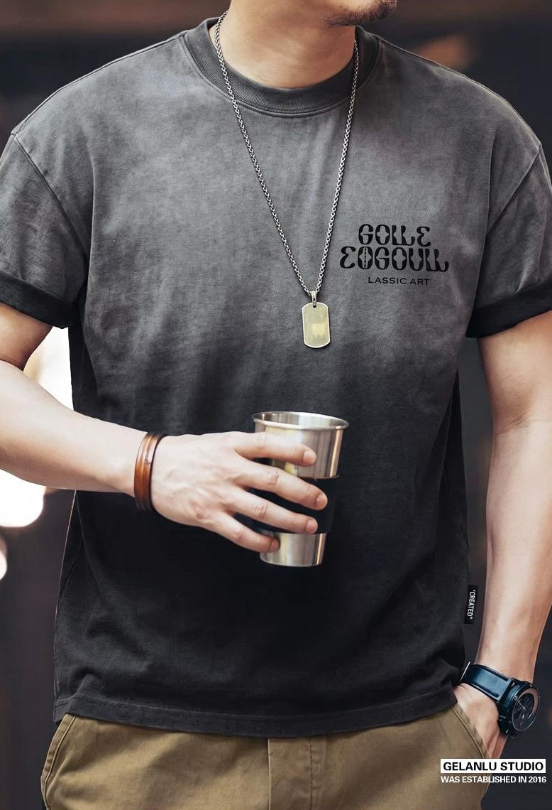 アメリカンウォッシュ グラデーション Tシャツ
