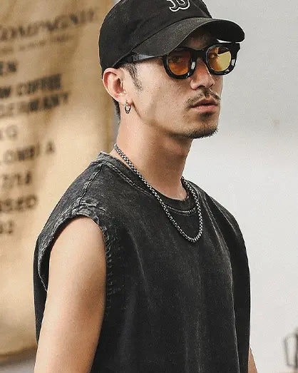 Vintage Sleeveless Workout Tee