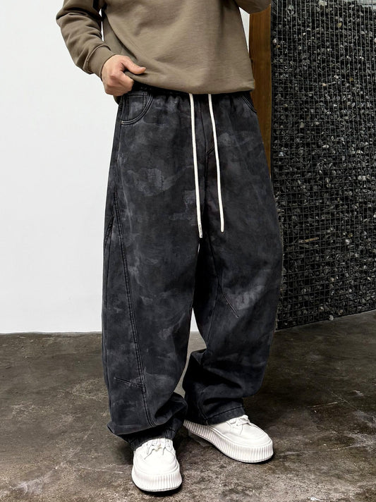 Retro Camouflage Fleece Pants