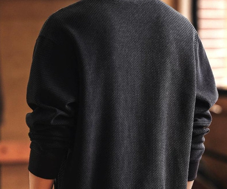 ヘビー ジャガード ニット セーター