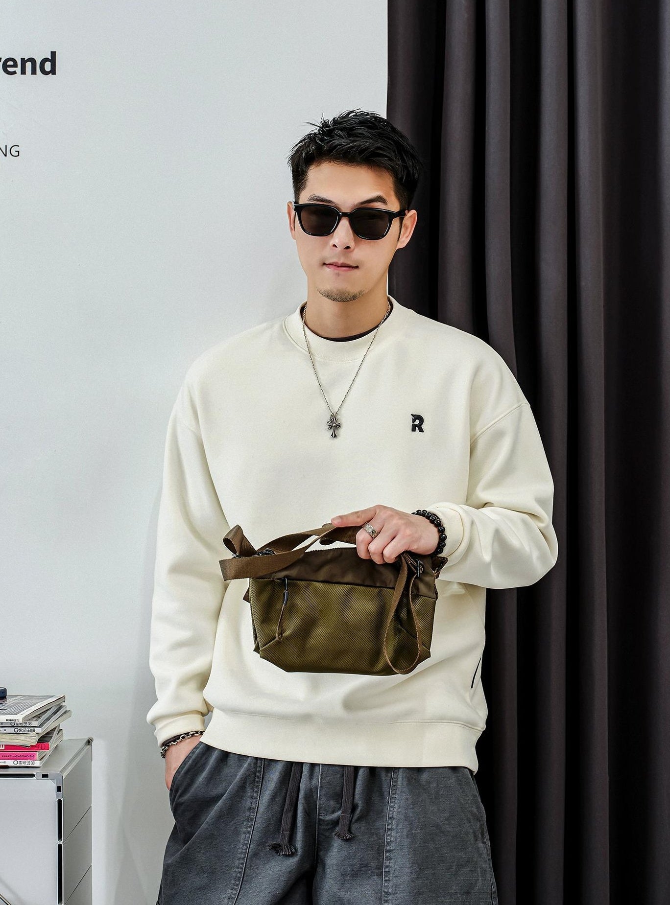 フリース プルオーバー セーター