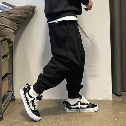 ウエストストラップ ドローストリングスウェットストライプパンツ - Urban X