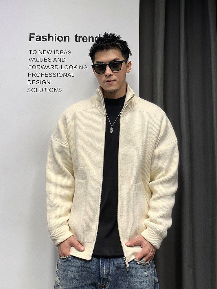 ハイカラーニットカーディガン – Urban X