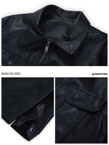 バイカーの革のジャケット 春秋ファッション 防風ジャケット - Urban X
