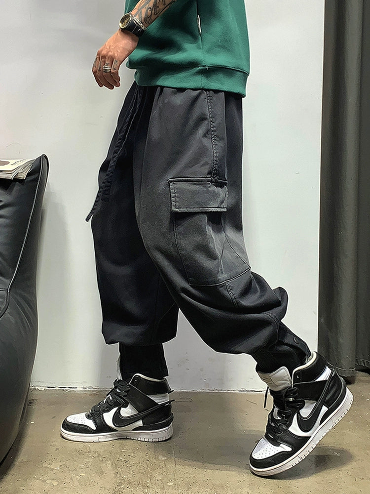 ボア付き厚手カジュアルパンツ 秋と冬のルーズストレート - Urban X