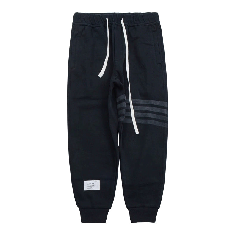 ウエストストラップ ドローストリングスウェットストライプパンツ - Urban X
