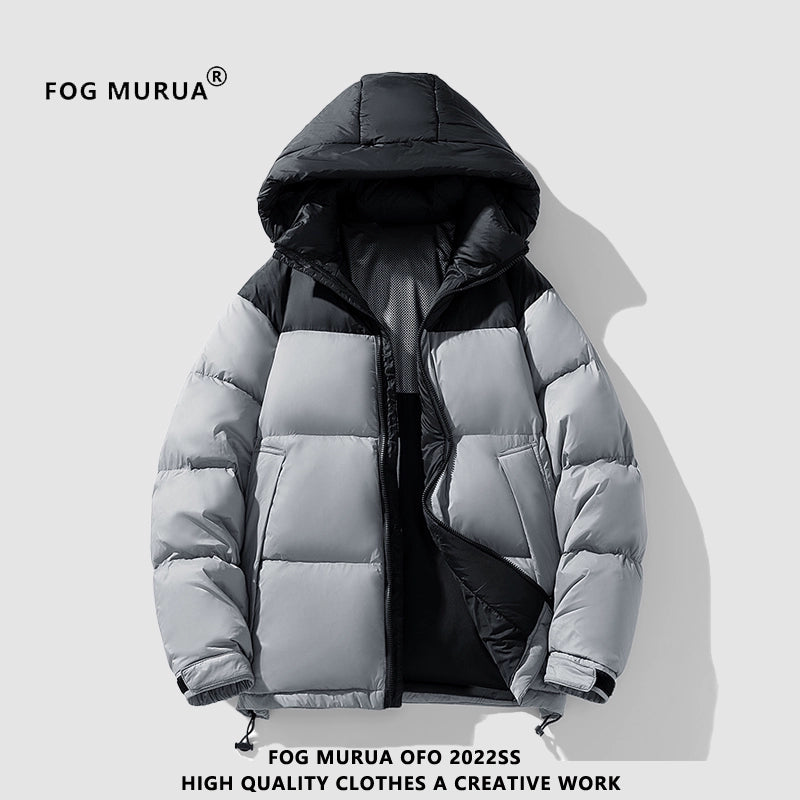 カップルモデル ホワイトダックジャケット 冬 新作 ショート ゆったり 暖かい 厚手メンズ レディース - Urban X
